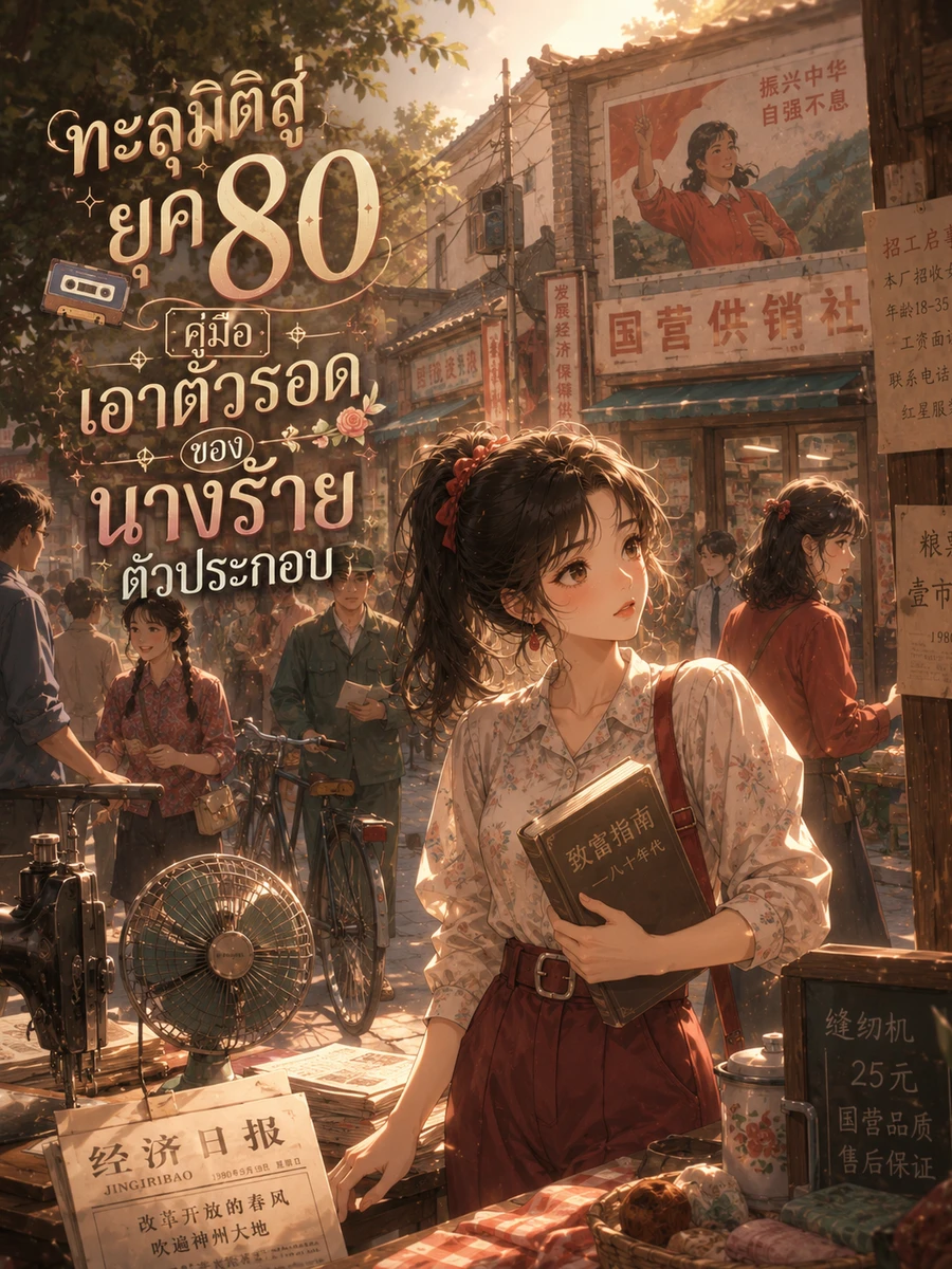 [จบแล้ว] ทะลุมิติสู่ยุค 80: คู่มือเอาตัวรอดของนางร้ายตัวประกอบ