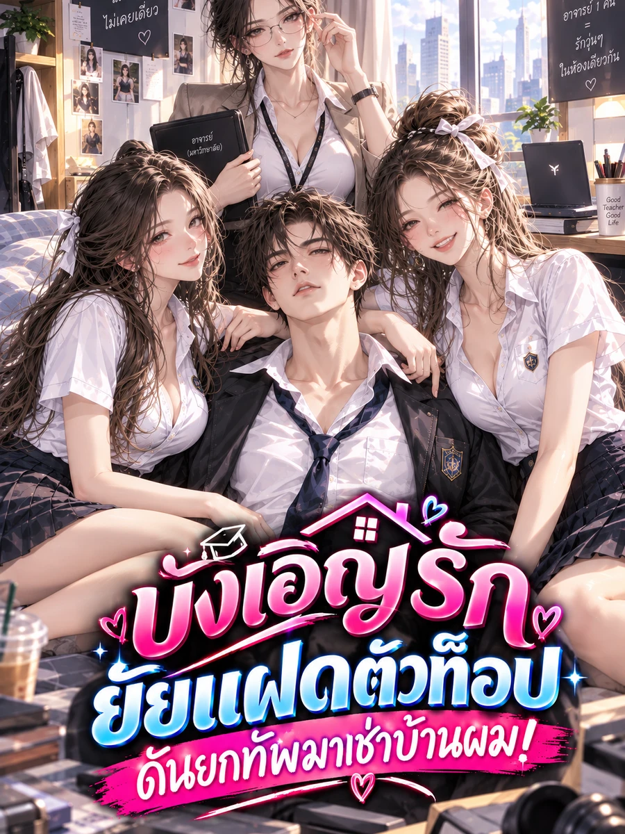 บังเอิญรัก ยัยแฝดตัวท็อป ดันยกทัพมาเช่าบ้านผม!