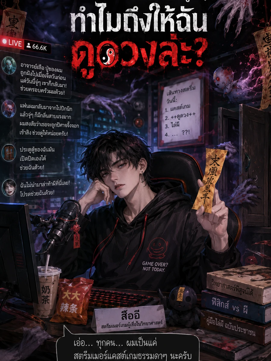 เป็นสตรีมเมอร์เกมอยู่ดีๆ ทำไมถึงให้ฉันดูดวงล่ะ?