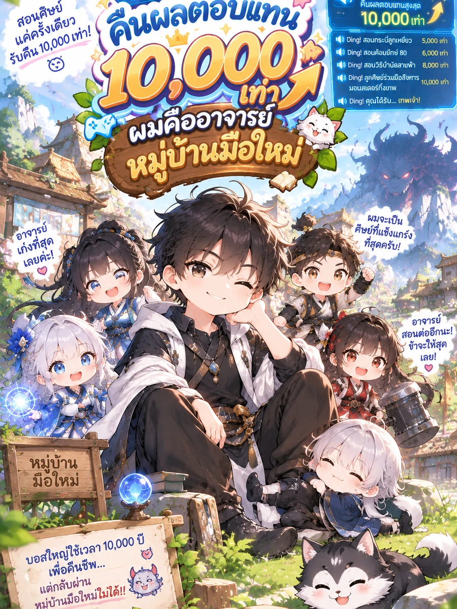 [จบ] ระบบคืนผลตอบแทน 10,000 เท่า ผมคืออาจารย์หมู่บ้านมือใหม่