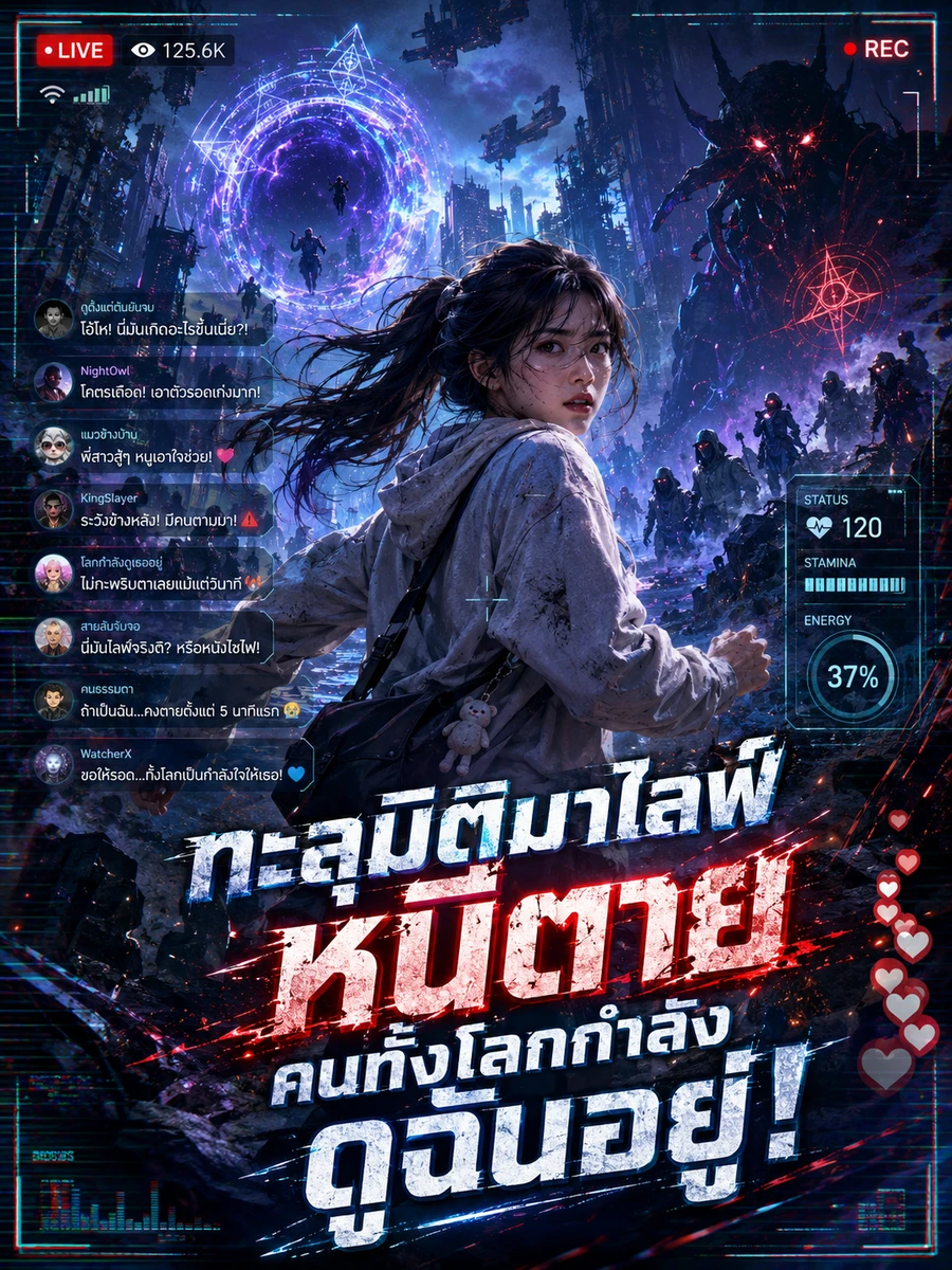 ทะลุมิติมาไลฟ์สดหนีตาย คนทั้งโลกกำลังดูฉันอยู่!