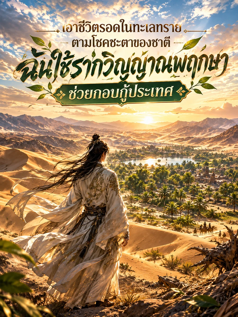 เอาชีวิตรอดในทะเลทรายตามโชคชะตาของชาติ ฉันใช้รากวิญญาณพฤกษาช่วยกอบกู้ประเทศ
