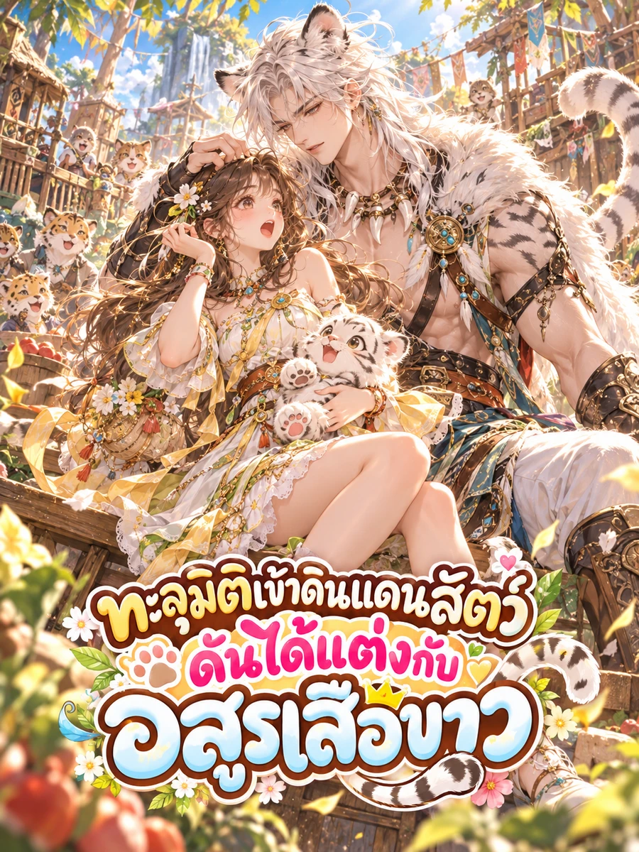 ทะลุมิติเข้าดินแดนสัตว์ ดันได้แต่งกับอสูรเสือขาว