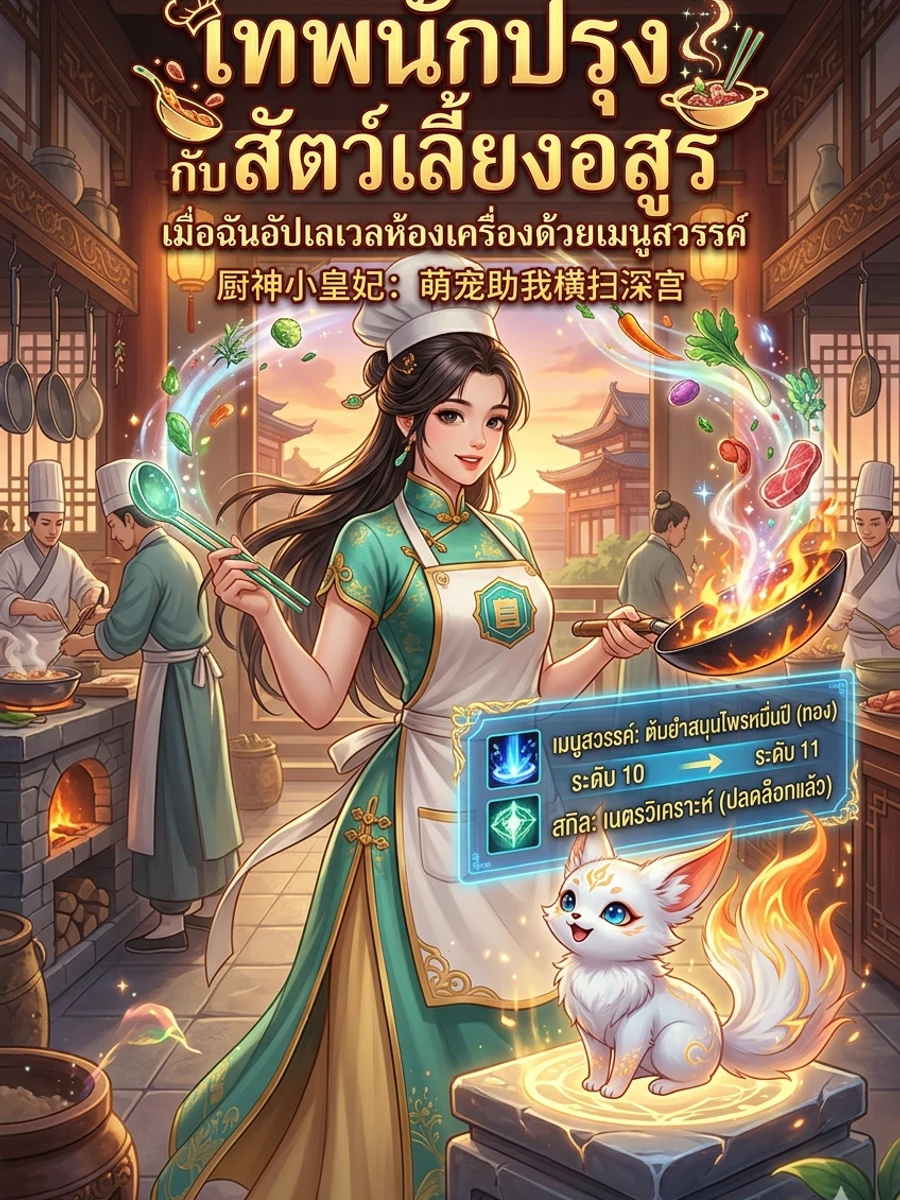 เทพนักปรุงกับสัตว์เลี้ยงอสูร: เมื่อฉันอัปเลเวลห้องเครื่องด้วยเมนูสวรรค์