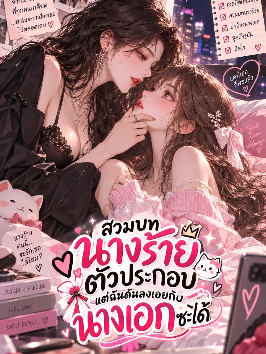(จบแล้ว) สวมบทนางร้ายตัวประกอบ แต่ฉันดันลงเอยกับนางเอกซะได้