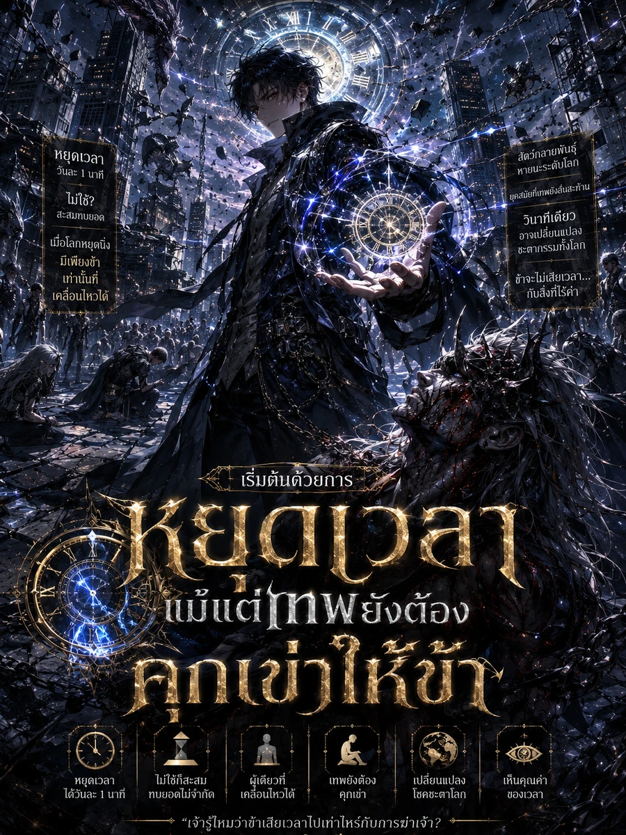 ฉันหยุดเวลาได้ 1 นาทีทุกวัน