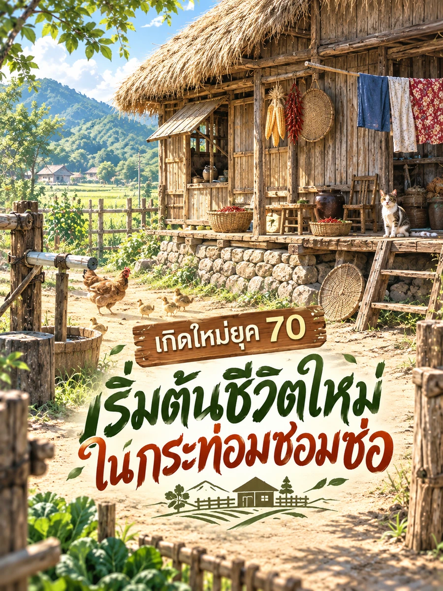 (จบแล้ว) เกิดใหม่ยุค 70 เริ่มต้นชีวิตใหม่ในกระท่อมซอมซ่อ