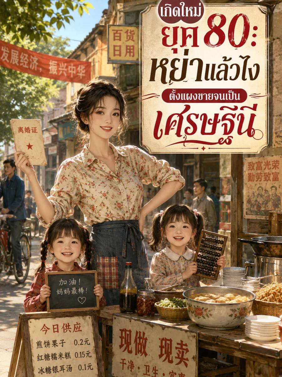 (จบ) (ฟรีทั้งเรื่อง) เกิดใหม่ยุค 80: หย่าแล้วไง ตั้งแผงขายจนเป็นเศรษฐินี