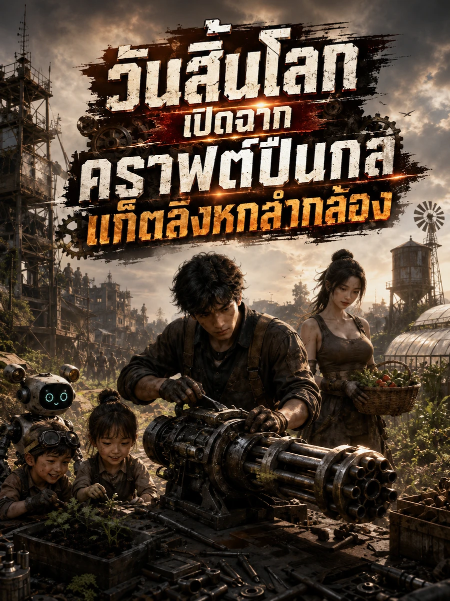 วันสิ้นโลกเปิดฉากคราฟต์ปืนกลแก็ตลิงหกลำกล้อง