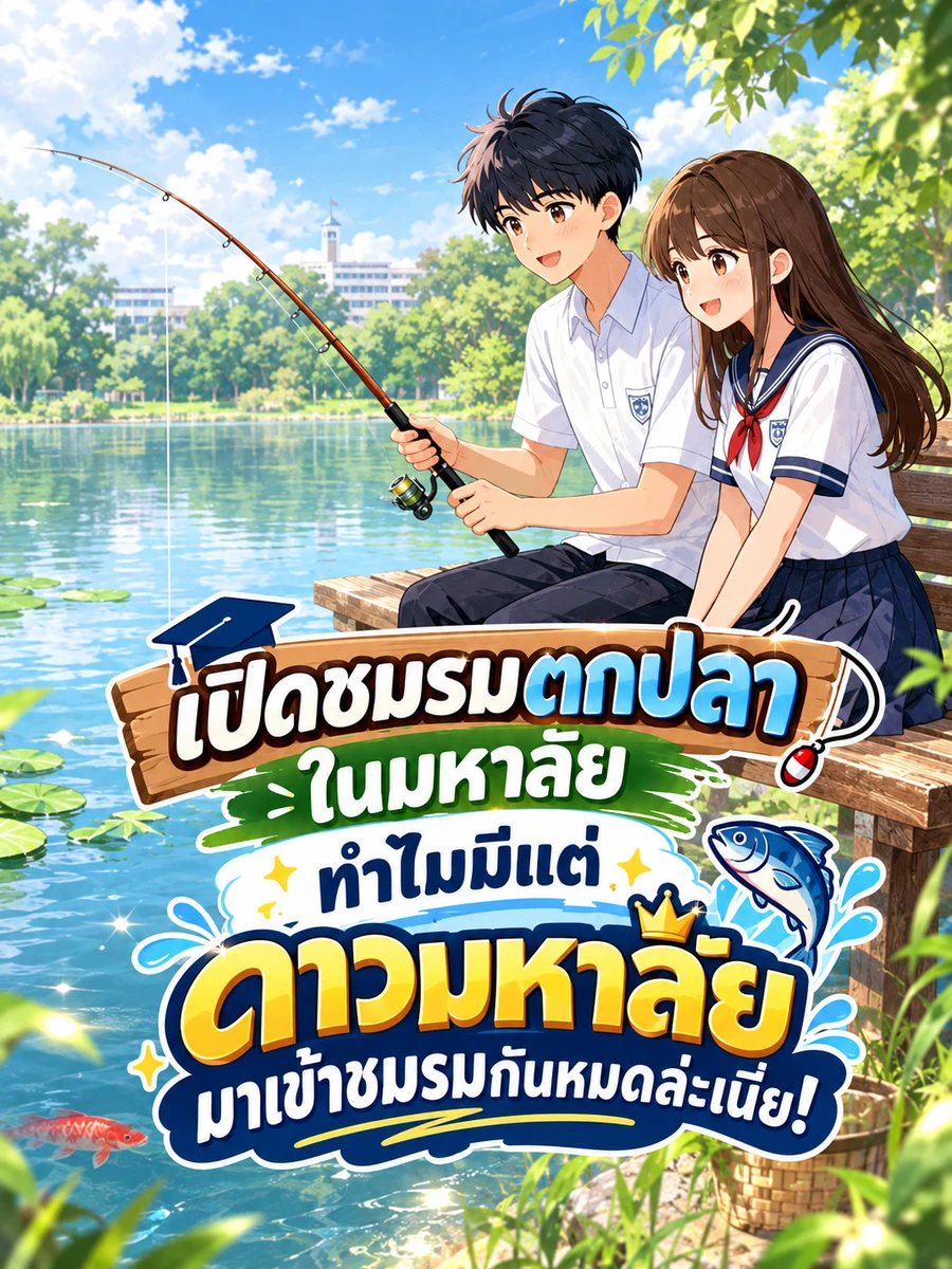 [จบ] เปิดชมรมตกปลาในมหาลัย ทำไมมีแต่ดาวมหาลัยมาเข้าชมรมกันหมดล่ะเนี่ย!