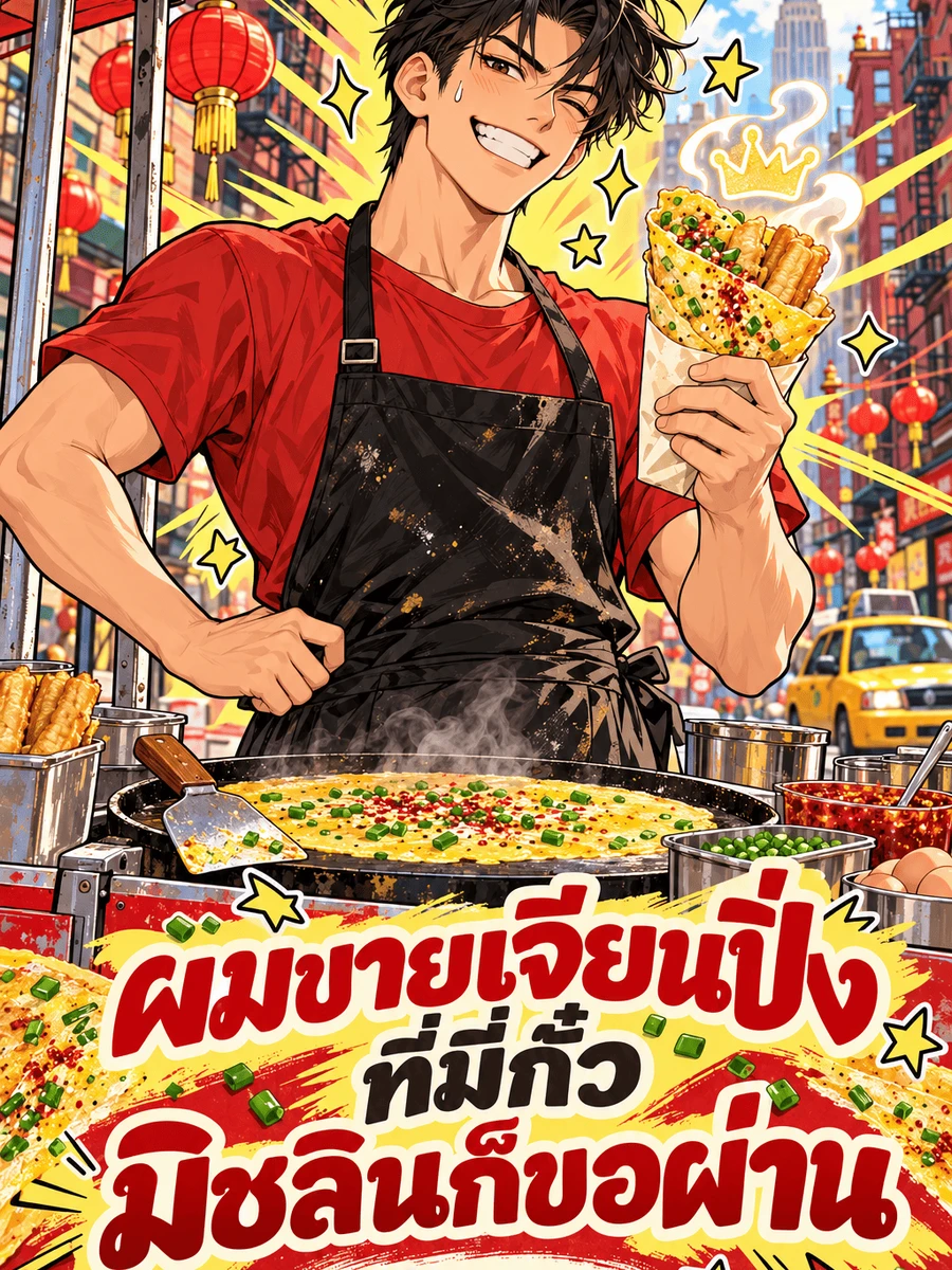 ผมขายเจียนปิ่งที่มี่กั๋ว มิชลินก็ขอผ่าน