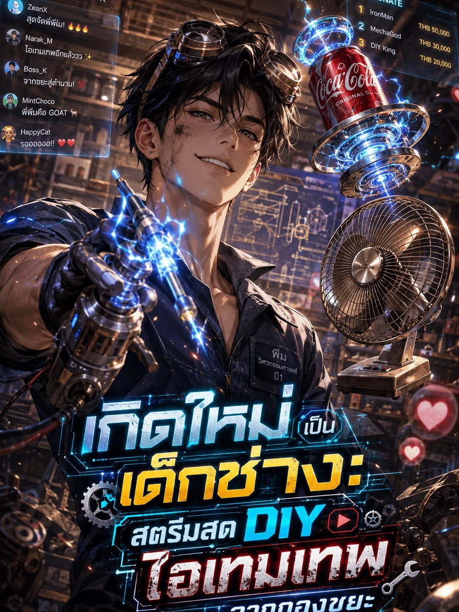 [จบ] เกิดใหม่เป็นเด็กช่าง: สตรีมสด DIY ไอเทมเทพจากกองขยะ