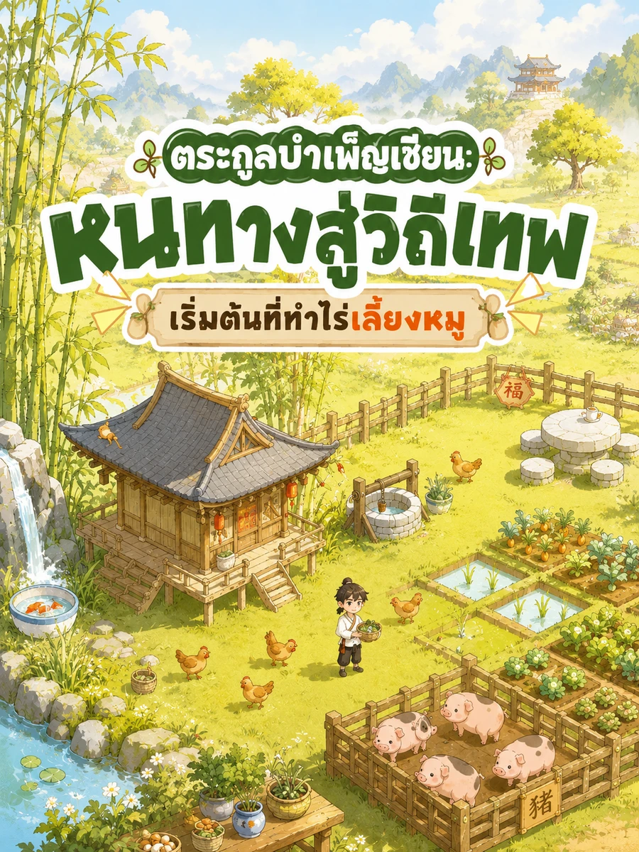 (จบแลัว) ตระกูลบำเพ็ญเซียน: หนทางสู่วิถีเทพ เริ่มต้นที่ทำไร่เลี้ยงหมู