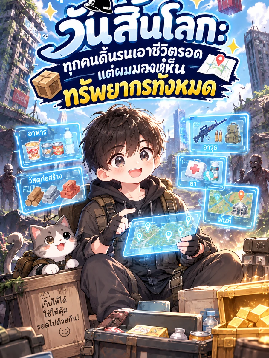 [จบ] วันสิ้นโลก: ทุกคนดิ้นรนเอาชีวิตรอด แต่ผมมองเห็นทรัพยากรทั้งหมด