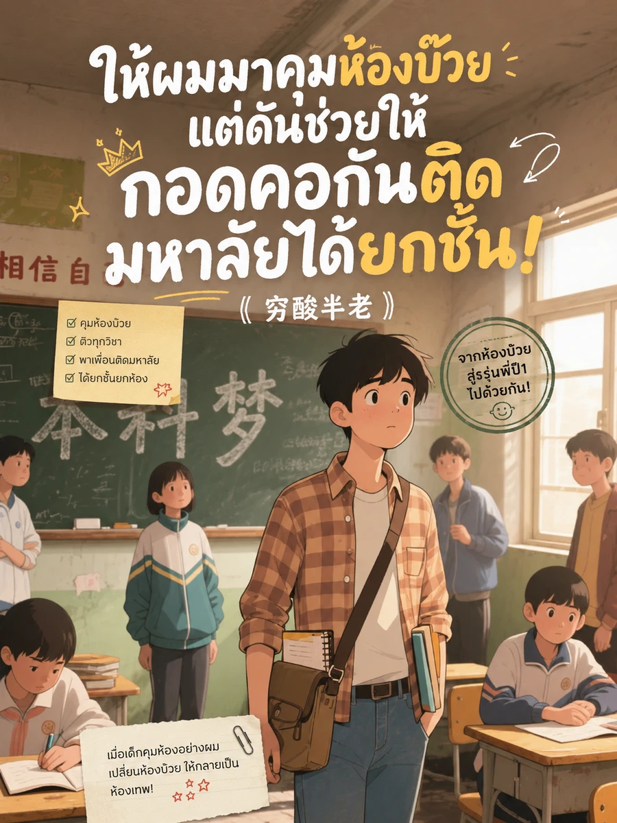 ให้ผมมาคุมห้องบ๊วย แต่ดันช่วยให้กอดคอกันติดมหาลัยได้ยกชั้น! (จบแล้ว)