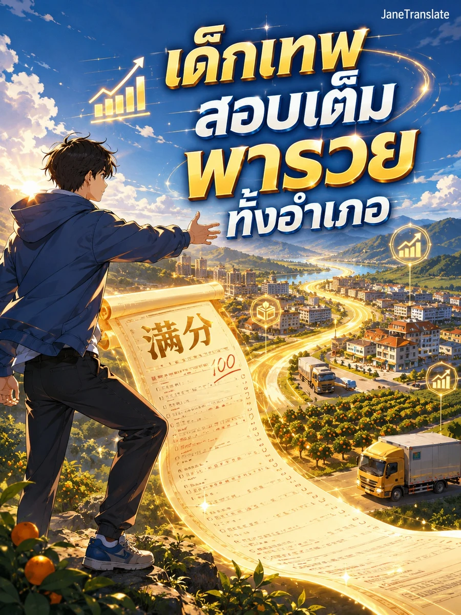 เด็กเทพสอบเต็ม พารวยทั้งอำเภอ