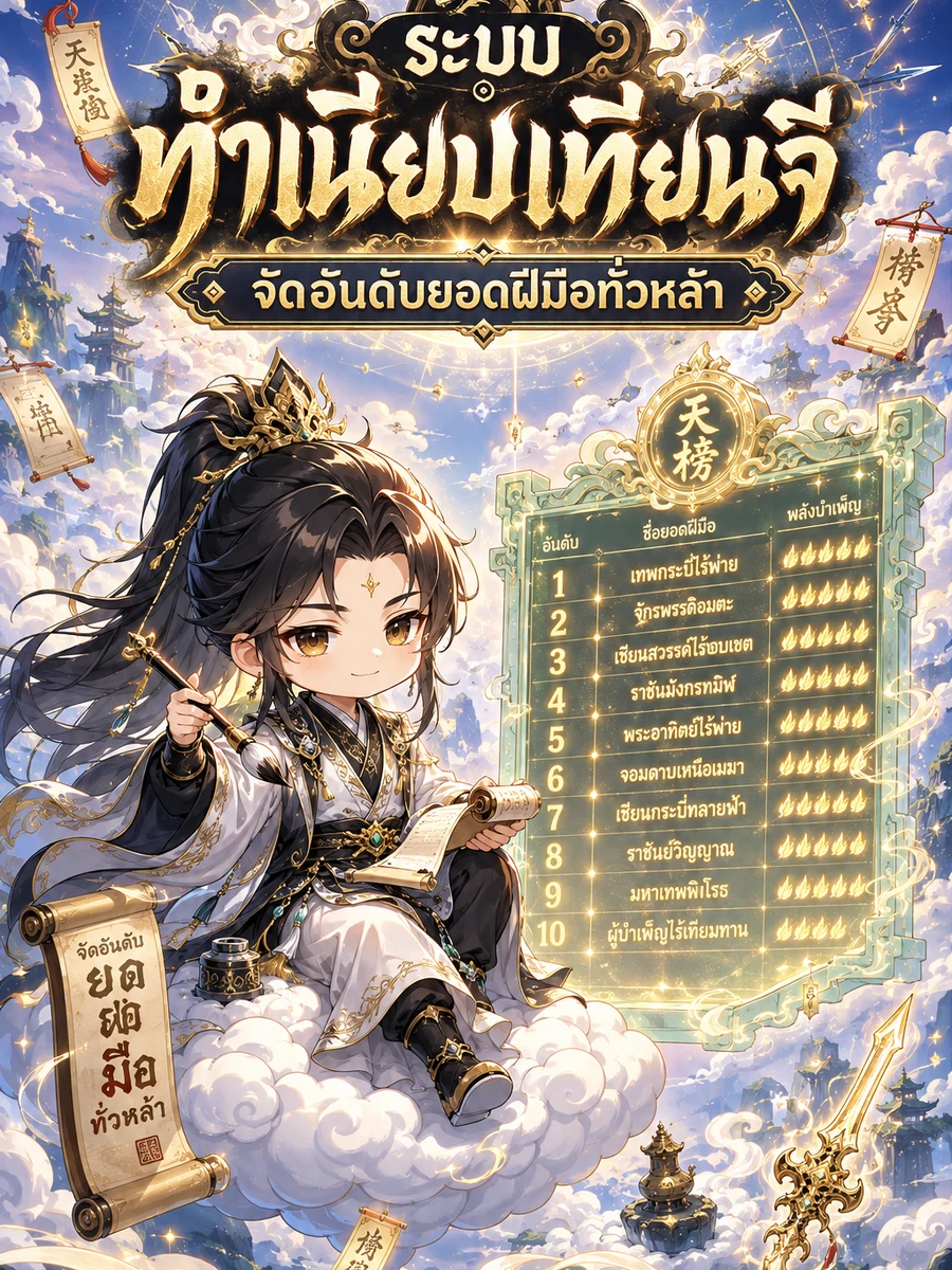 ระบบทำเนียบเทียนจี: จัดอันดับยอดฝีมือทั่วหล้า