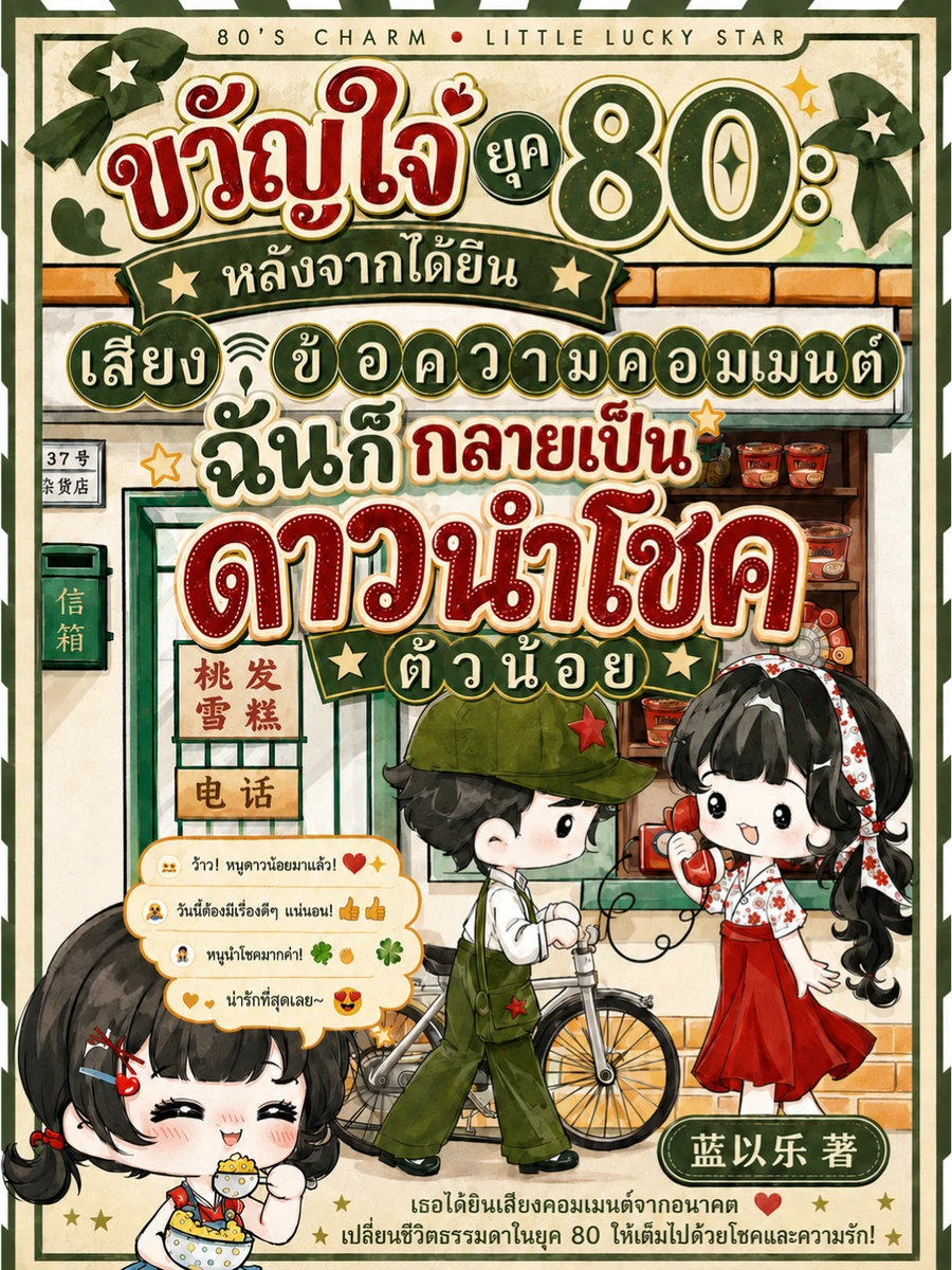 [ชนต้นฉบับ] ขวัญใจยุค 80: หลังจากได้ยินเสียงข้อความคอมเมนต์ ฉันก็กลายเป็นดาวนำโชคตัวน้อย