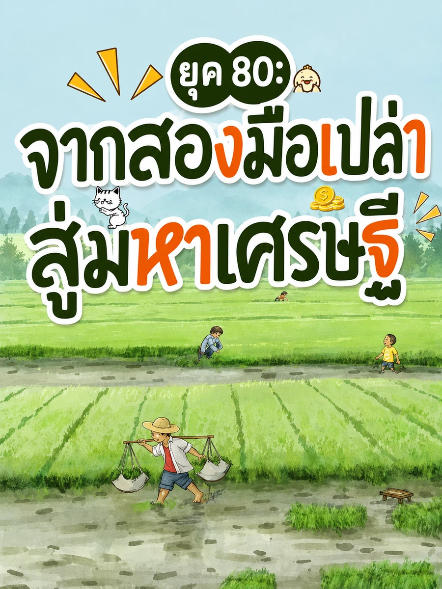 (จบแล้ว) ยุค 80: จากสองมือเปล่าสู่มหาเศรษฐี