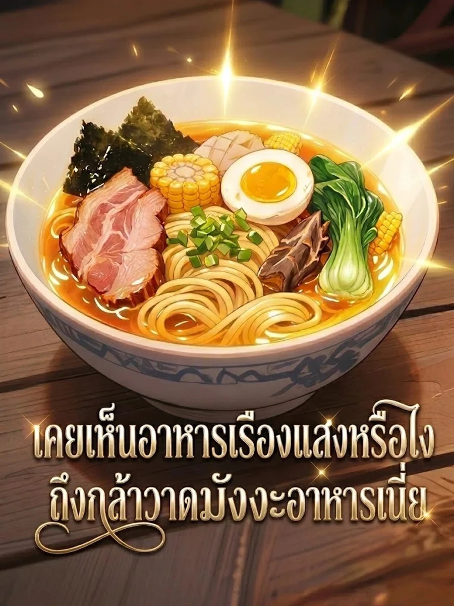 เคยเห็นอาหารเรืองแสงหรือไง ถึงกล้าวาดอนิเมะอาหารเนี่ย