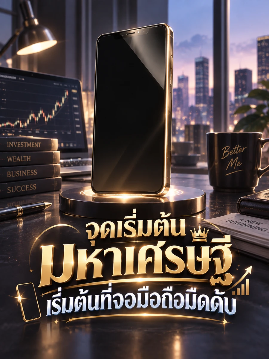 (จบแล้ว) จุดเริ่มต้นมหาเศรษฐี เริ่มต้นที่จอมือถือมืดดับ