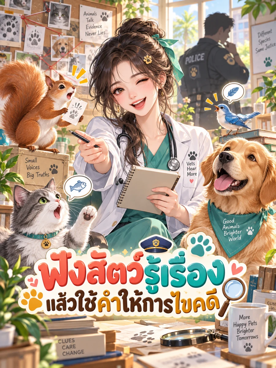 (จบแล้ว) ฟังสัตว์รู้เรื่อง แล้วใช้คำให้การไขคดี