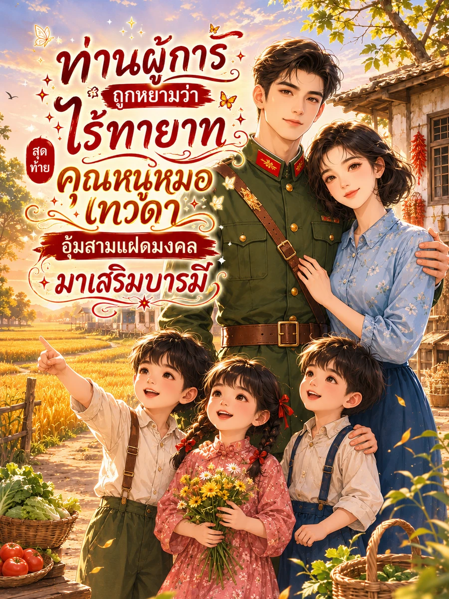 (จบแล้ว) ท่านผู้การถูกหยามว่าไร้ทายาท สุดท้ายคุณหนูหมอเทวดาอุ้มสามแฝดมงคลมาเสริมบารมี