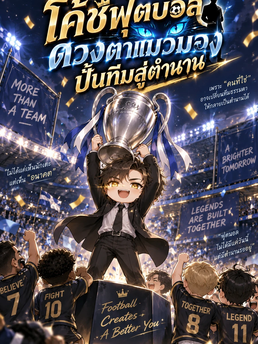 โค้ชฟุตบอล ดวงตาแมวมอง ปั้นทีมสู่ตำนาน