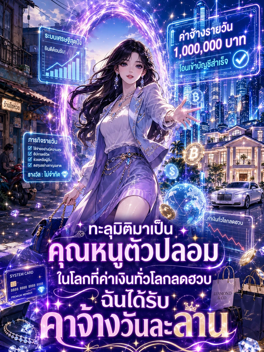 [จบแล้ว] ทะลุมิติมาเป็นคุณหนูตัวปลอม ในโลกที่ค่าเงินทั่วโลกลดฮวบ ฉันได้รับค่าจ้างวันละล้าน