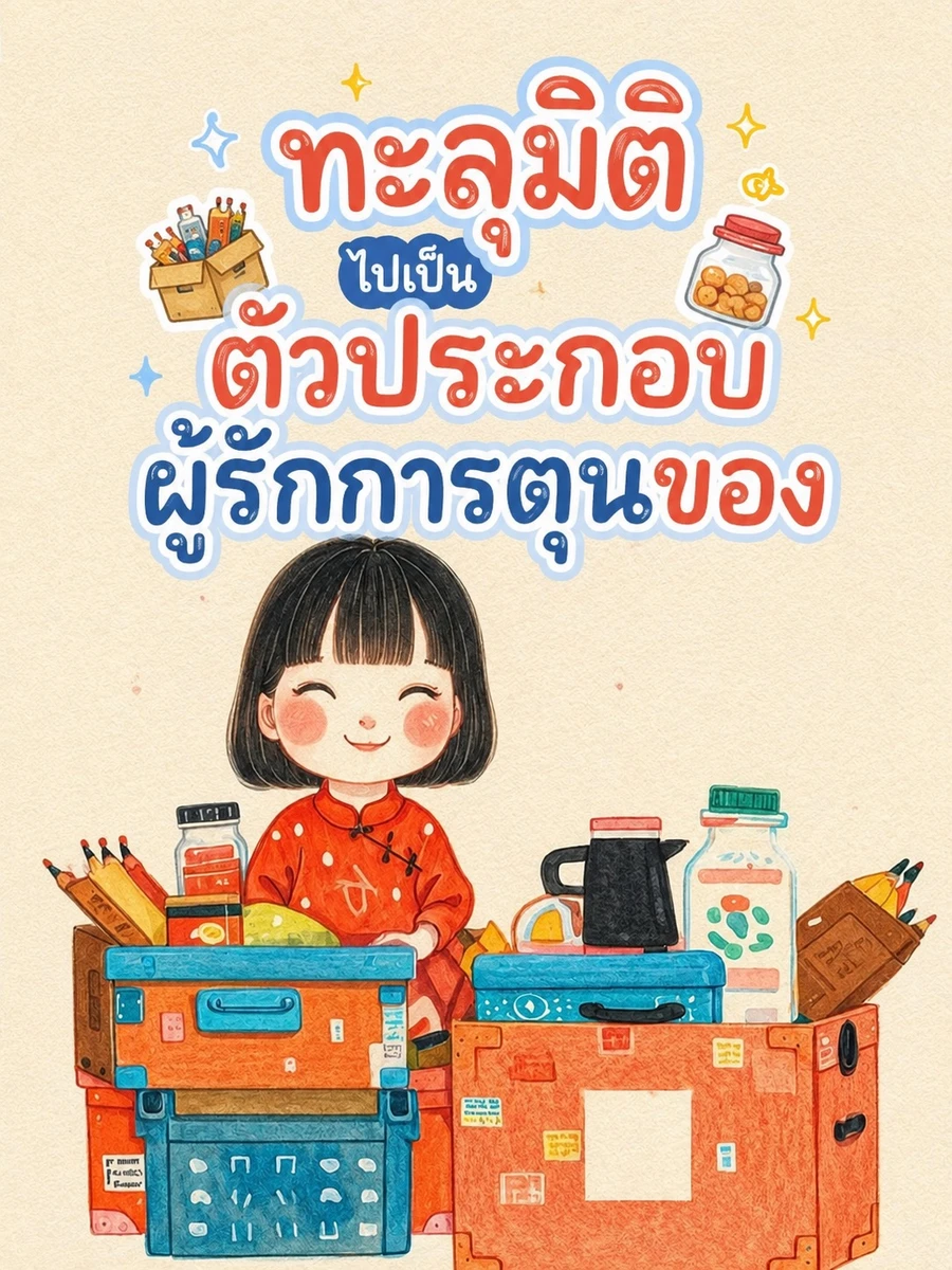 "ทะลุมิติไปเป็นตัวประกอบผู้รักการตุนของ"