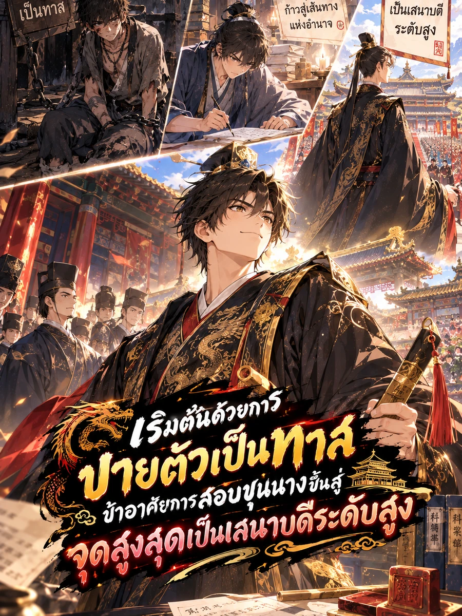 เริ่มต้นด้วยการขายตัวเป็นทาส ข้าอาศัยการสอบขุนนางขึ้นสู่จุดสูงสุดเป็นเสนาบดีระดับสูง