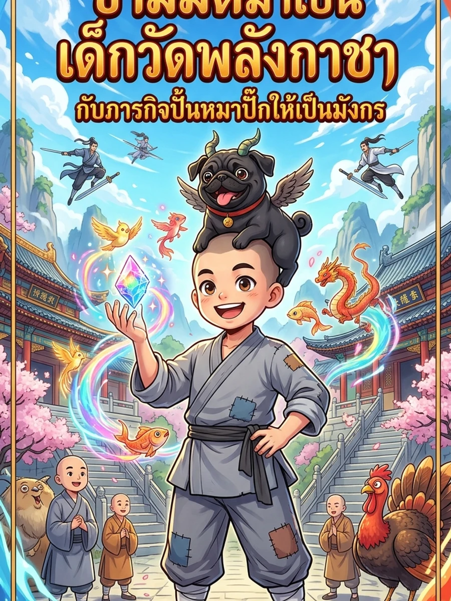 ข้ามมิติมาเป็นเด็กวัดพลังกาชากับภารกิจปั้นหมาปั๊กให้เป็นมังกร