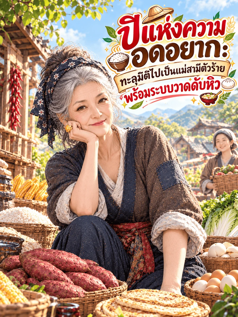 [ชนต้นฉบับ] ปีแห่งความอดอยาก:ทะลุมิติไปเป็นแม่สามีตัวร้ายพร้อมระบบวาดดับหิว