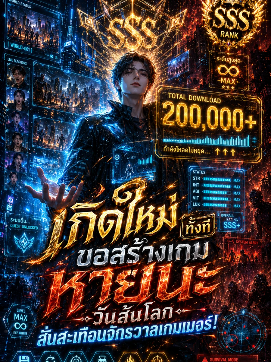 เกิดใหม่ทั้งที ขอสร้างเกมหายนะวันสิ้นโลกสั่นสะเทือนจักรวาลเกมเมอร์!