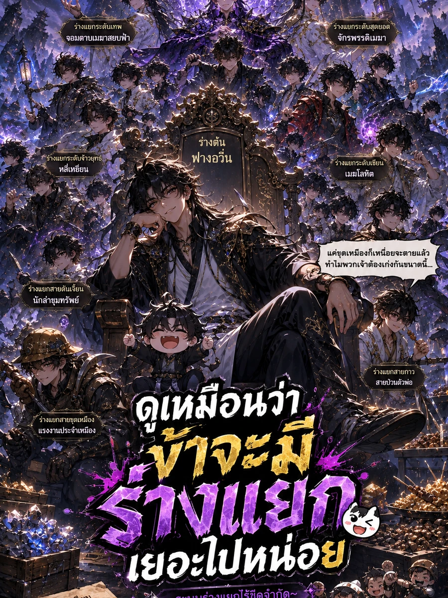 (อ่านฟรี100ตอน)ดูเหมือนว่าข้าจะมีร่างแยกเยอะไปหน่อย