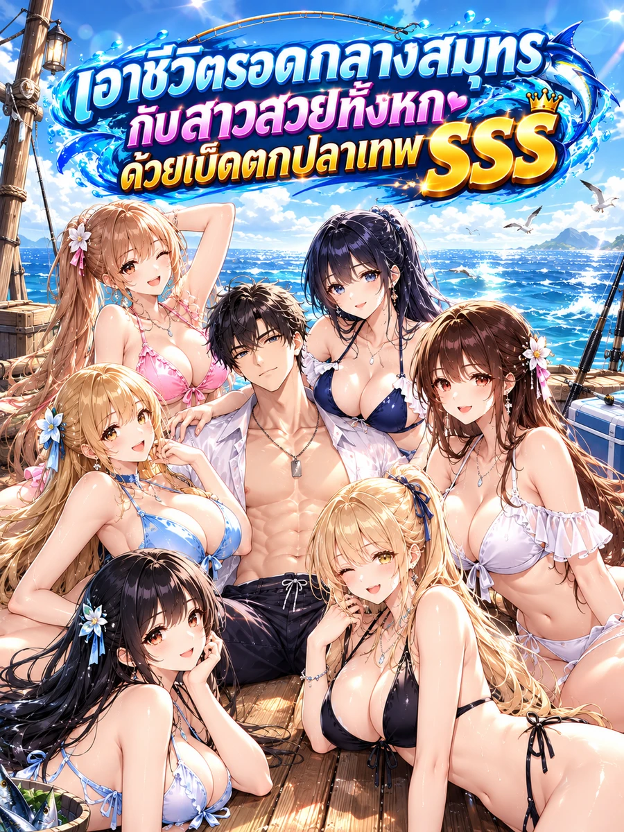 เอาชีวิตรอดกลางสมุทร กับสาวสวยทั้งหก ด้วยเบ็ดตกปลาเทพ SSS