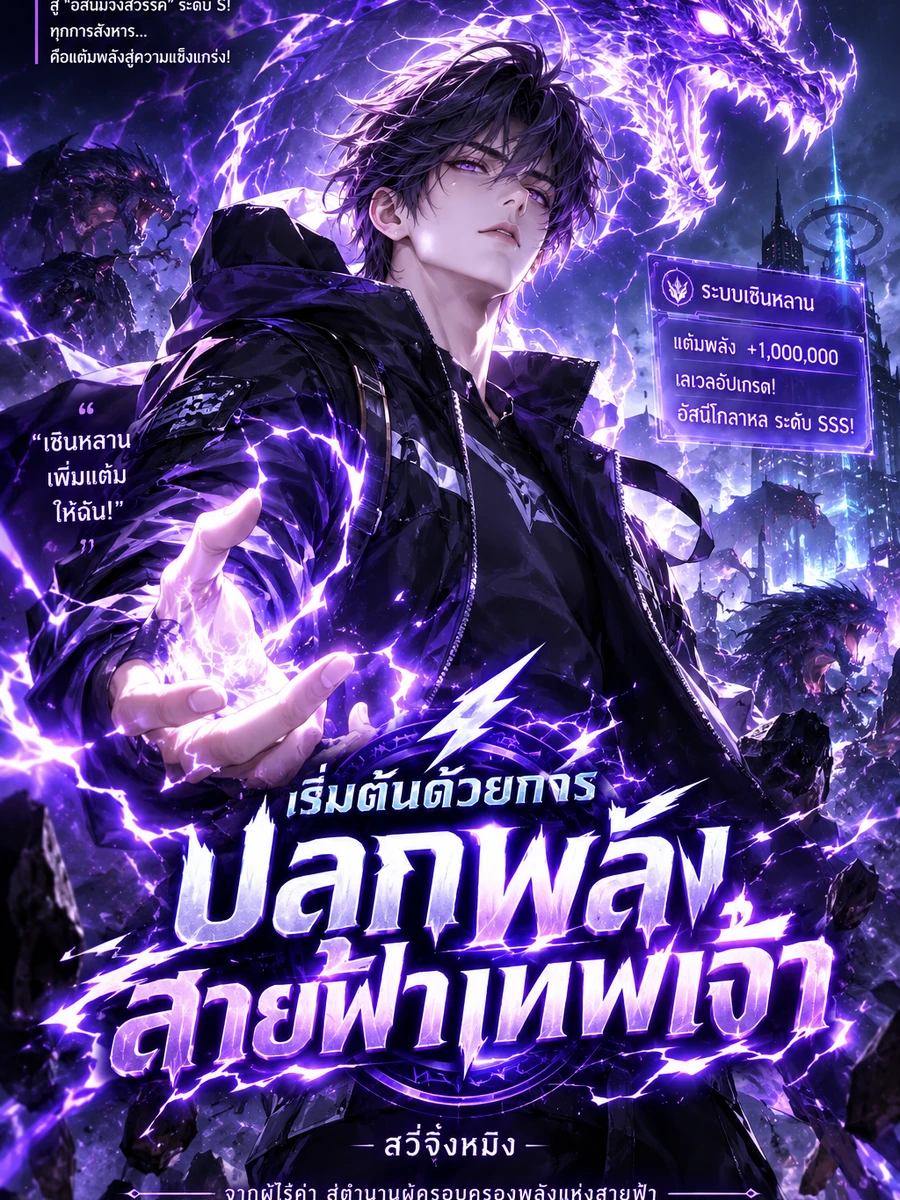 (อ่านฟรี100ตอน) เริ่มต้นด้วยการปลุกพลังสายฟ้าเทพเจ้า