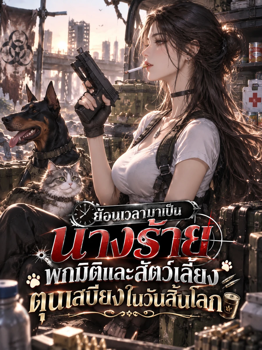 (จบแล้ว) ย้อนเวลามาเป็นนางร้าย พกมิติและสัตว์เลี้ยงตุนเสบียงในวันสิ้นโลก