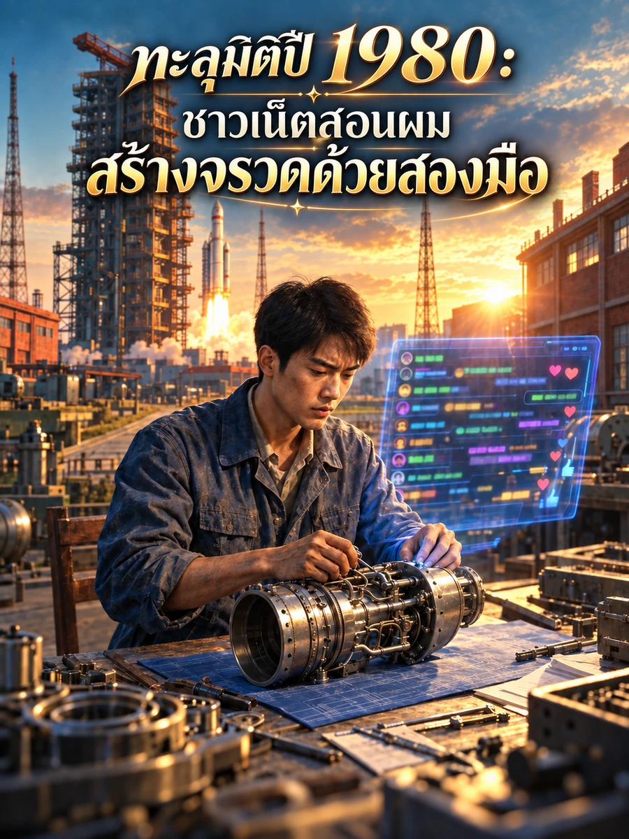 ทะลุมิติปี 1980: ชาวเน็ตสอนผมสร้างจรวดด้วยสองมือ