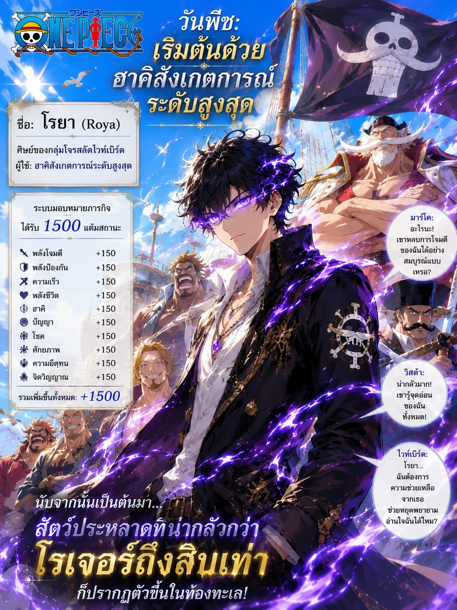 วันพีซ: เริ่มต้นด้วยฮาคิสังเกตการณ์ระดับสูงสุด