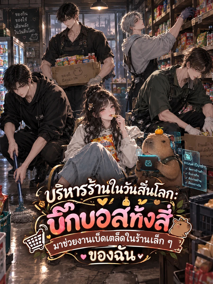 [จบแล้ว] บริหารร้านในวันสิ้นโลก:บิ๊กบอสทั้งสี่มาช่วยงานเบ็ดเตล็ดในร้านเล็กๆ ของฉัน