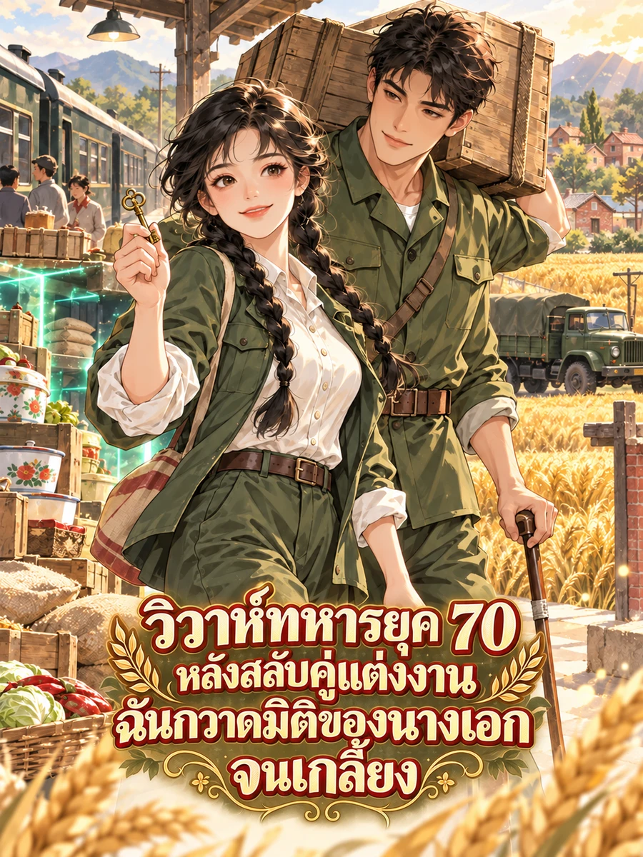 วิวาห์ทหารยุค 70: หลังสลับคู่แต่งงาน ฉันกวาดมิติของนางเอกจนเกลี้ยง