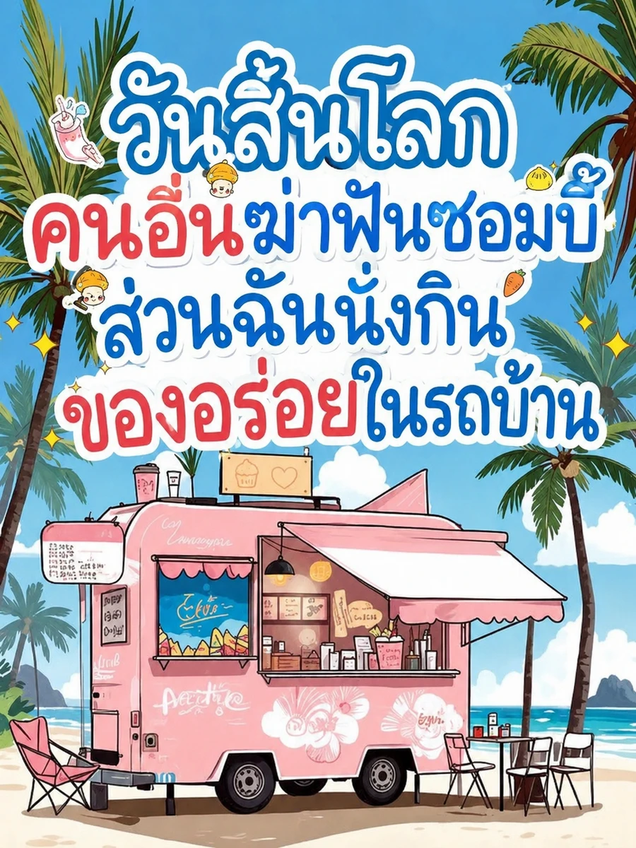 [จบแล้ว] วันสิ้นโลกคนอื่นฆ่าฟันซอมบี้ ส่วนฉันกินของอร่อยในรถบ้าน