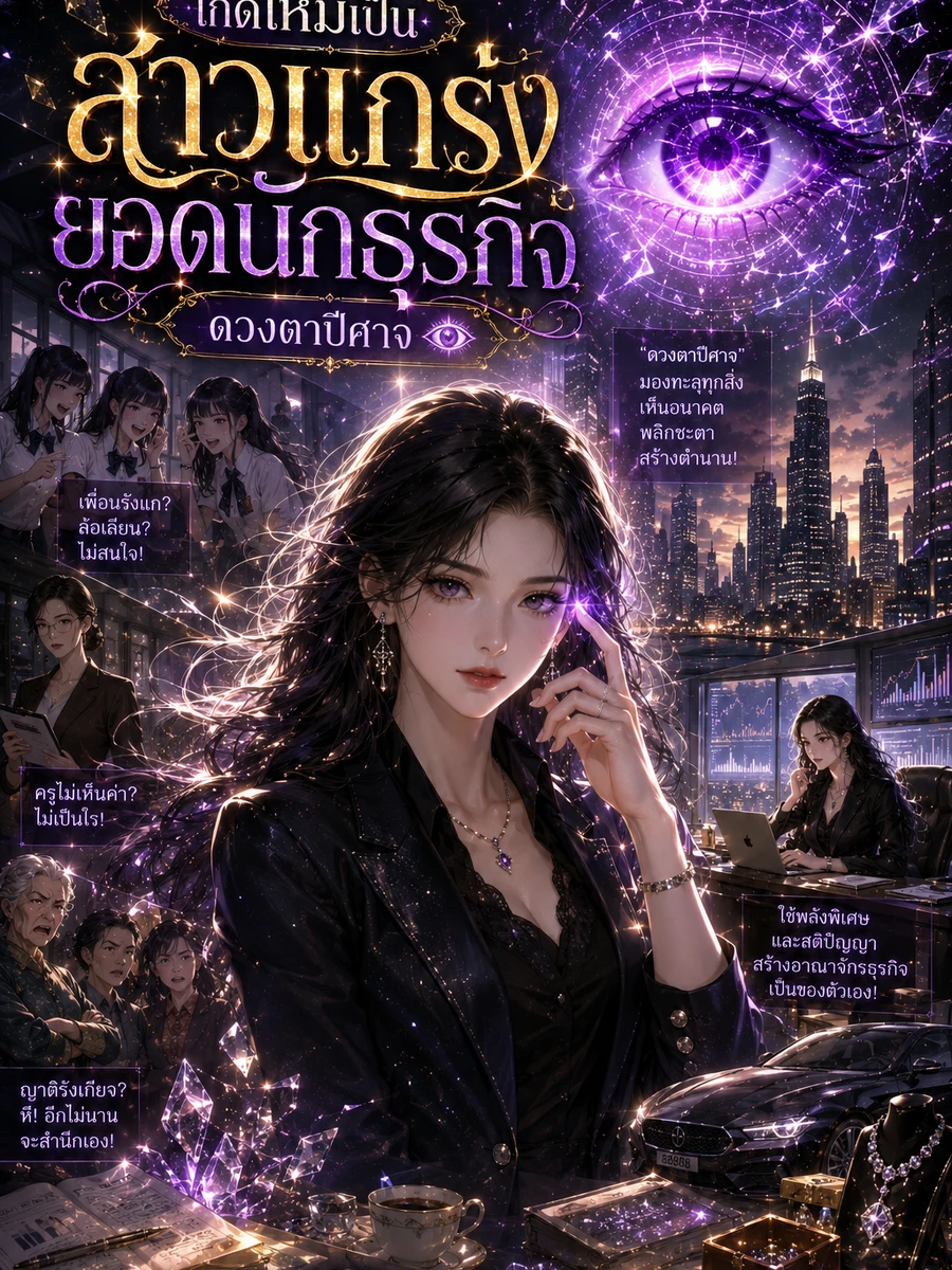 เกิดใหม่เป็นสาวแกร่งยอดนักธุรกิจดวงตาปีศาจ