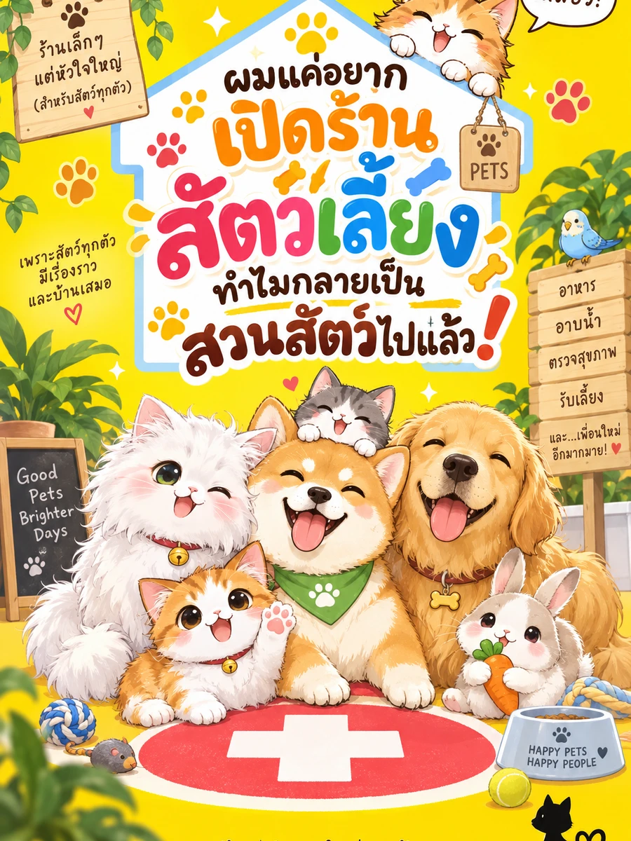 ผมแค่อยากเปิดร้านสัตว์เลี้ยง ทำไมกลายเป็นสวนสัตว์ไปแล้ว