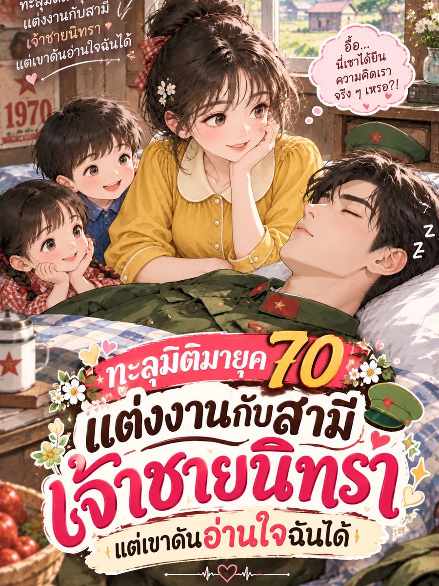 ทะลุมิติมายุค 70 แต่งงานกับสามีเจ้าชายนิทรา แต่เขาดันอ่านใจฉันได้