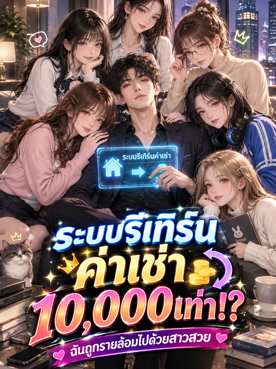 ผลตอบแทนค่าเช่า 10,000เท่า!? ฉันถูกรายล้อมไปด้วยสาวสวยเซ็กซี่