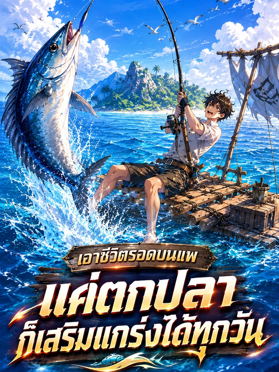 เอาชีวิตรอดบนแพ: แค่ตกปลา ก็เสริมแกร่งได้ทุกวัน