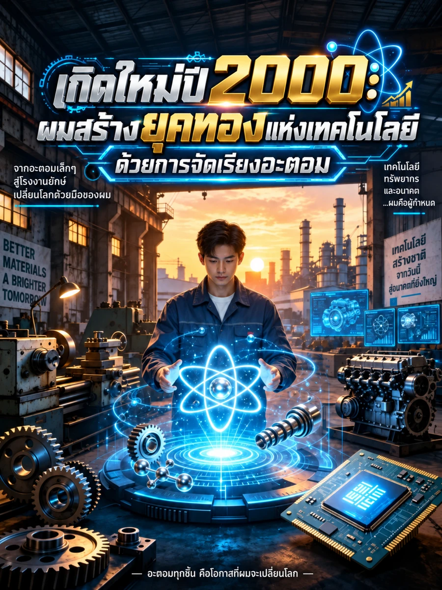 (จบแล้ว) เกิดใหม่ปี 2000: ผมสร้างยุคทองแห่งเทคโนโลยีด้วยการจัดเรียงอะตอม