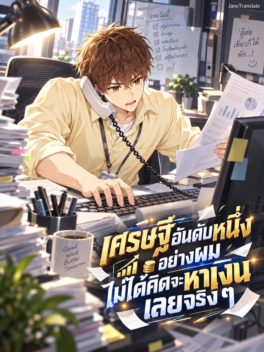 เศรษฐีอันดับหนึ่งอย่างผมไม่ได้คิดจะหาเงินเลยจริง ๆ